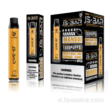 Thiết kế mới nhất e-thuốc lá điện tử 1500 puffs trái cây dùng một lần